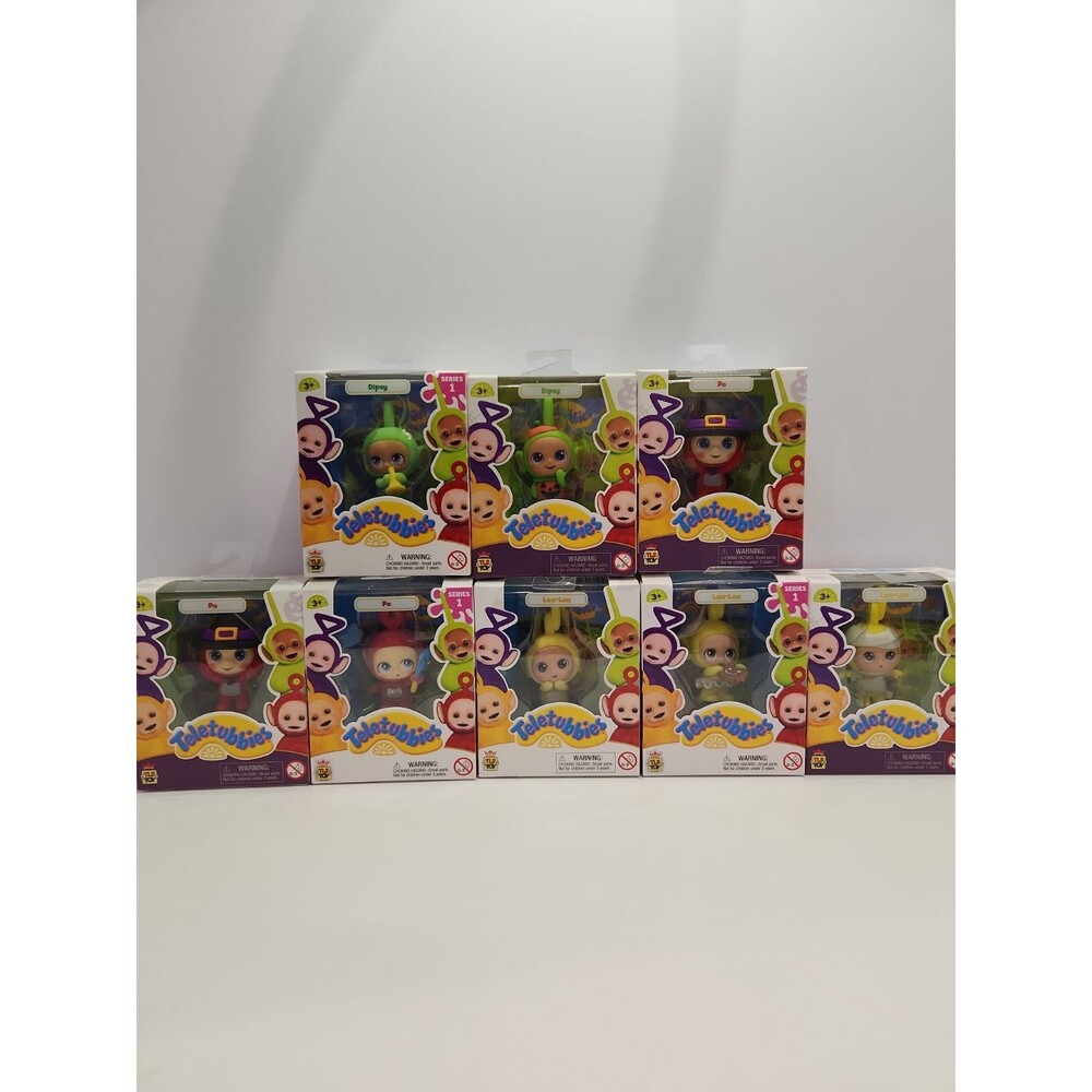 Collection of Telettubies 2.5 Inch Colletionable Figures Lot Of 8